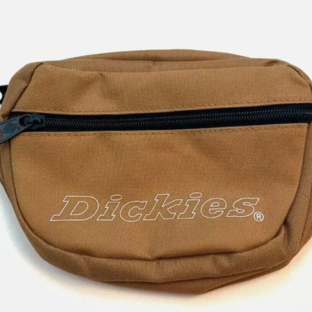 Dickies Logo Hipsack Bag Unisex Men's Women's 6" x 9.25" x 2.75" Brown New - Picture 2 of 13